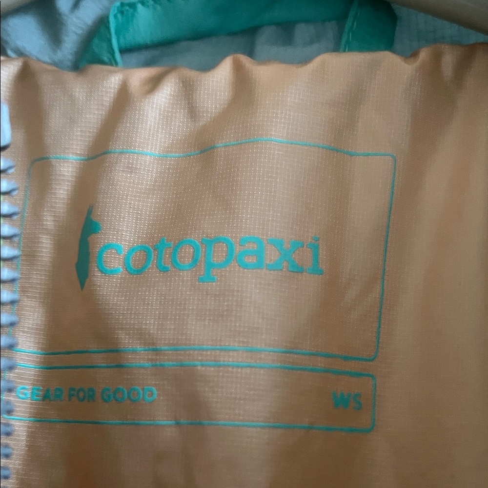 Cotopaxi Teal and Gray Jacket - Picture 5 of 6